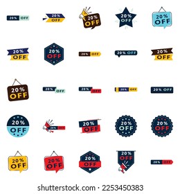 25 Eye-Catching Sale Banners: 20% Off in a Variety of Styles
