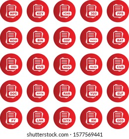  25 File Format Icons Sheet design
