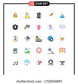25 Flat Color concept for Websites Mobile and Apps screwdriver; plumber; rent; mechanical; oil Editable Vector Design Elements
