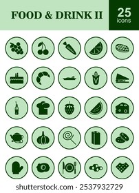 25 Food and Drink Icon Collections II