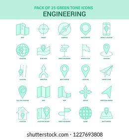 25 Green Engineering Icon set