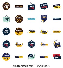 25 Heartwarming Vector Designs to Say Thank You