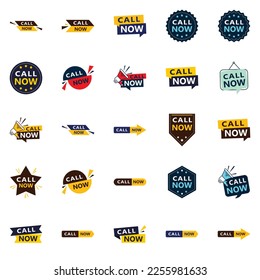 25 High quality Typographic Designs for a professional call to action Call Now