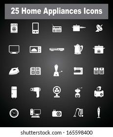 25 Home Appliances . EPS-10.