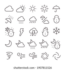 25 Icon Set No.16 (weather)