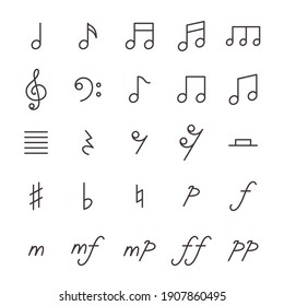 25 Icon Set No.19 (Music)