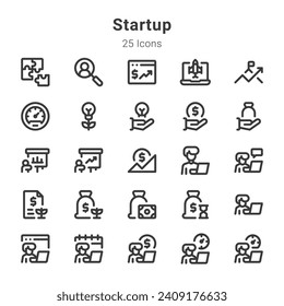 25 icons collection on startup