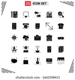 25 Icons Solid Style Grid Based Stock Vector (Royalty Free) 1642598413 ...