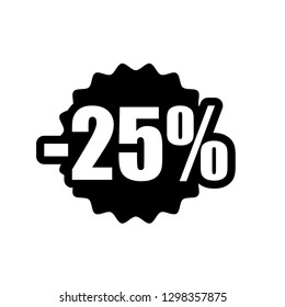 -25% label,sticker,badge.price label