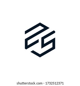 25 Letter Logo Design polygon Monogram Icon Vector Template
