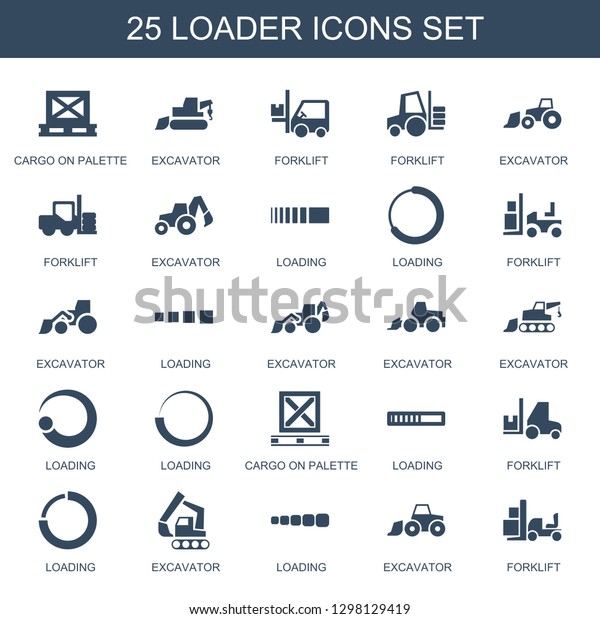 25 Loader Icons Trendy Loader Icons Stock Vector (Royalty Free ...