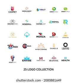 25 logo collection templates design