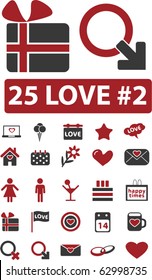 25 love signs. vector