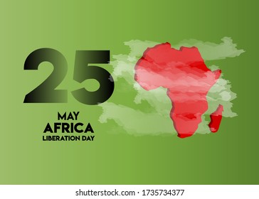 25 May Africa Liberation Day Vector Design Illustration