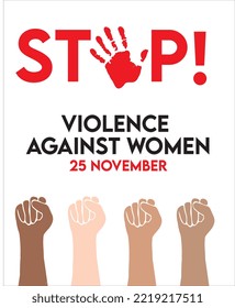 25 November Violence Against Women Stop