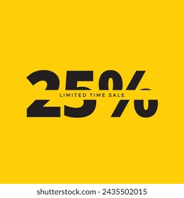 25% de descuento: una oferta por tiempo limitado