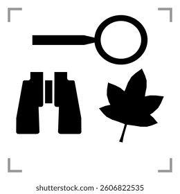 25 Recreational and Cultural Interest Area Symbol Signs for General Applications Nature Study Area