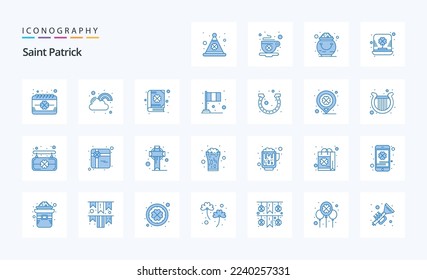 25 Saint Patrick Blue icon pack