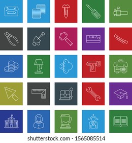  25 Simple Universal Related Icons for your project 
