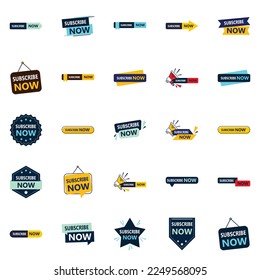 25 Subscription-Boosting Subscribe Now Graphic Elements