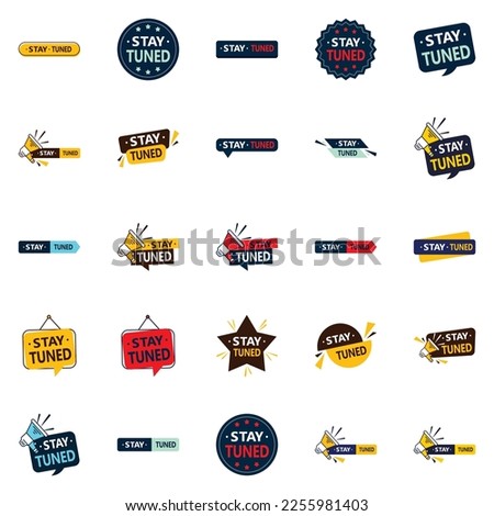 25 unique vector designs for an original approach in your advertising  Stay Tuned