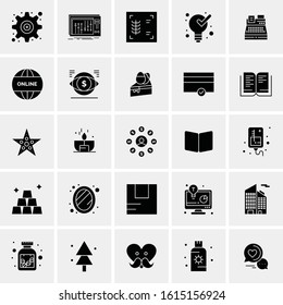 25 Universal Business Icons Vector illustration