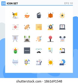 25 Universal Flat Colors Set for Web and Mobile Applications interface; vegetable; cooking; pumpkin; supermarket Editable Vector Design Elements