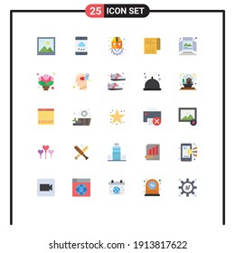 25 Universal Flat Colors Set for Web and Mobile Applications print; ad; labor; report; financial Editable Vector Design Elements