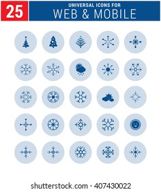 25 Universal icon set. simple pictogram minimal, flat, solid, mono, monochrome, plain, contemporary style. Vector illustration web internet design elements
