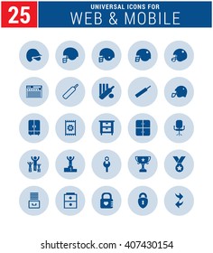 25 Universal icon set. simple pictogram minimal, flat, solid, mono, monochrome, plain, contemporary style. Vector illustration web internet design elements
