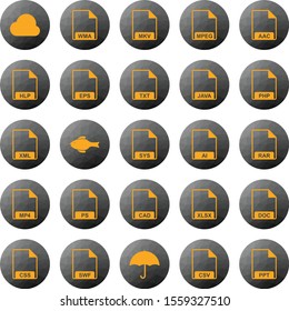 25 Universal icon sheet for your project
   