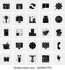 25 Universal Icons Vector illustration