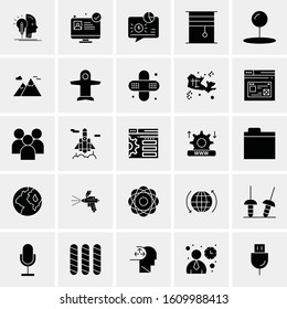 25 Universal Icons Vector illustration