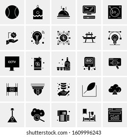25 Universal Icons Vector illustration