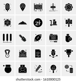 25 Universal Icons Vector illustration