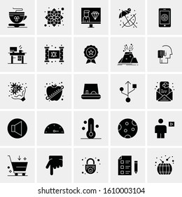 25 Universal Icons Vector illustration