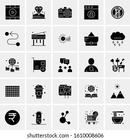 25 Universal Icons Vector illustration