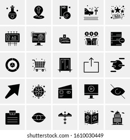 25 Universal Icons Vector illustration