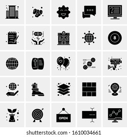 25 Universal Icons Vector illustration