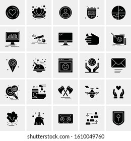 25 Universal Icons Vector illustration