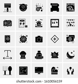 25 Universal Icons Vector illustration
