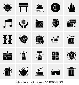 25 Universal Icons Vector illustration