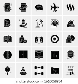 25 Universal Icons Vector illustration