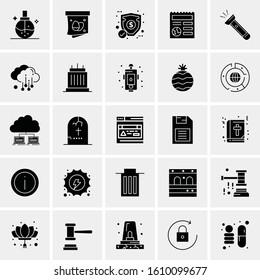 25 Universal Icons Vector illustration