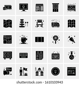 25 Universal Icons Vector illustration