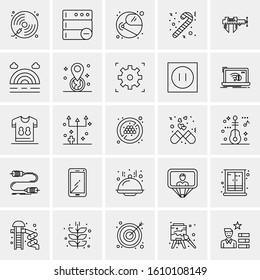 25 Universal Icons Vector illustration