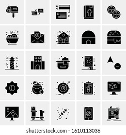 25 Universal Icons Vector illustration