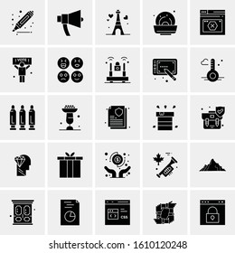 25 Universal Icons Vector illustration