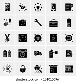 25 Universal Icons Vector illustration