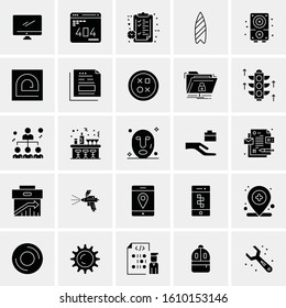 25 Universal Icons Vector illustration